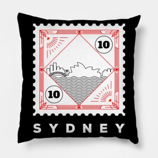 Sydney Stamp Design Pillow