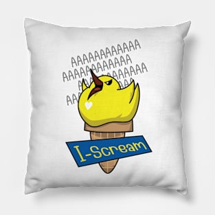 I-Scream Yellow Canary Pillow