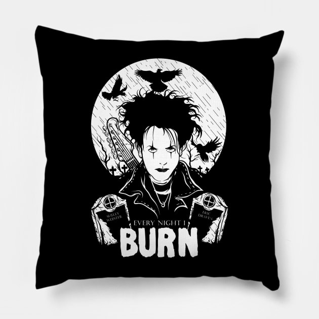 Burn Pillow by Greendevil