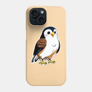 Fluffy Winged Dreamer: Piko the Kawaii Giant Eagle Phone Case