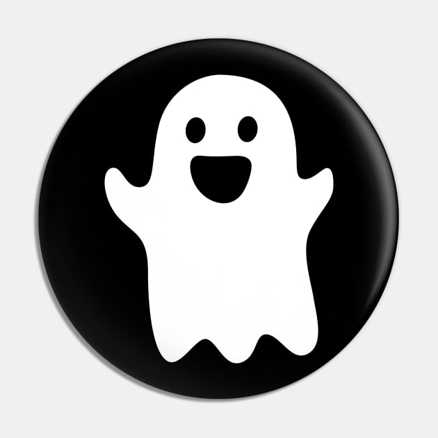 Cute Ghost Pocket Pin by Beavergeek