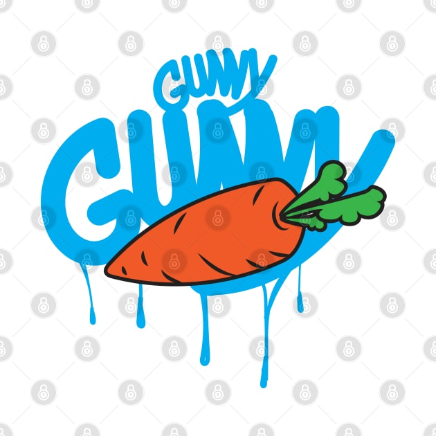 Gunny carrot rabbit cool nice fruit blue by azcool