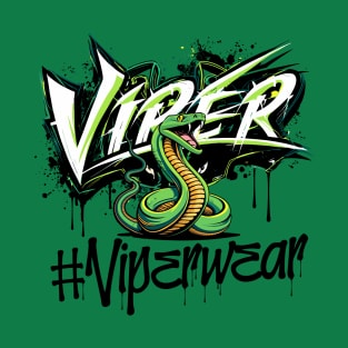 Green Viper Wear - Venomous Urban Style Snake Theme T-Shirt