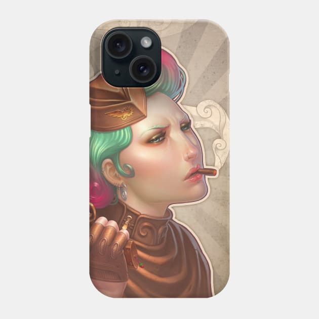 STEAMBERRY - Steampunk soldier Phone Case by Medusa Dollmaker