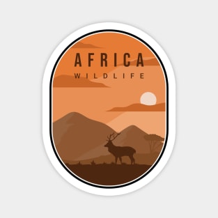 African Wildlife Magnet