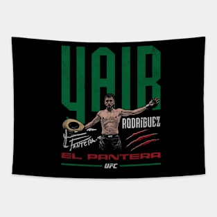 Yair Rodriguez El Pantera Grunge Tapestry