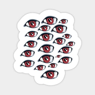 anime eyes Red Eyes Magnet