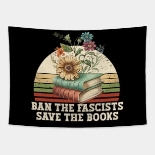 Ban The Fascists Save The Books Tapestry