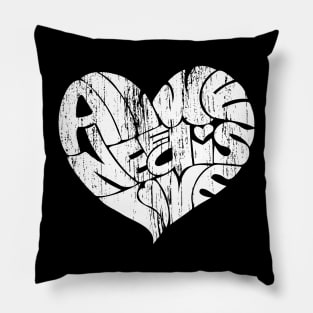 All We Need Is Love Eroded v3 Pillow