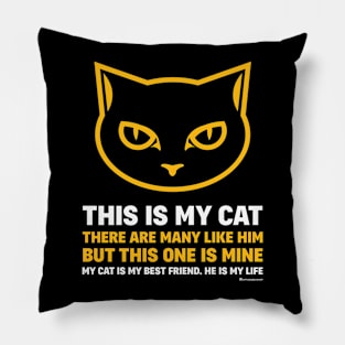 CAT OWNER CREED (MALE CAT) Pillow