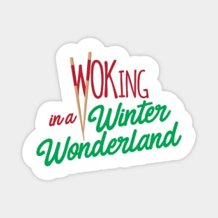 WOKing in a Winter Wonderland Magnet