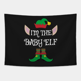 I'm The Baby Christmas Elf Tapestry