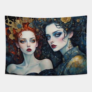 Gothic Girls Tapestry