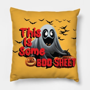 This Is Some Boo Sheet White Ghost Pillow