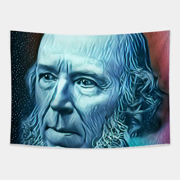 Herbert Spencer Portrait | Herbert Spencer Artwork 5 Tapestry by JustLit