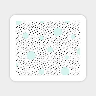 Foxy dots - mint Magnet