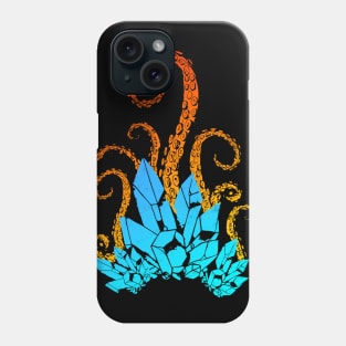 Fantasy Crystals - Blue and Orange Phone Case