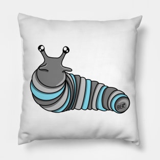 Demiboy Pride Fidget Slug Pillow