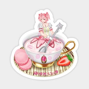 Madoka in a Teacup Magnet