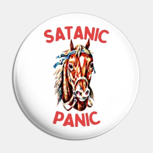 Satanic Panic / Humorous Meme Design Pin