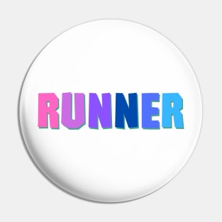 Runner girl Pin