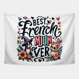 Frenchie Fries Shirt French Bulldog Dog Mom Dog Dad Cute Tapestry