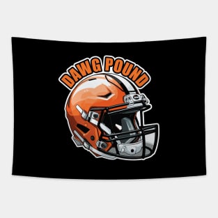 Dawg Pound Helmet Tapestry