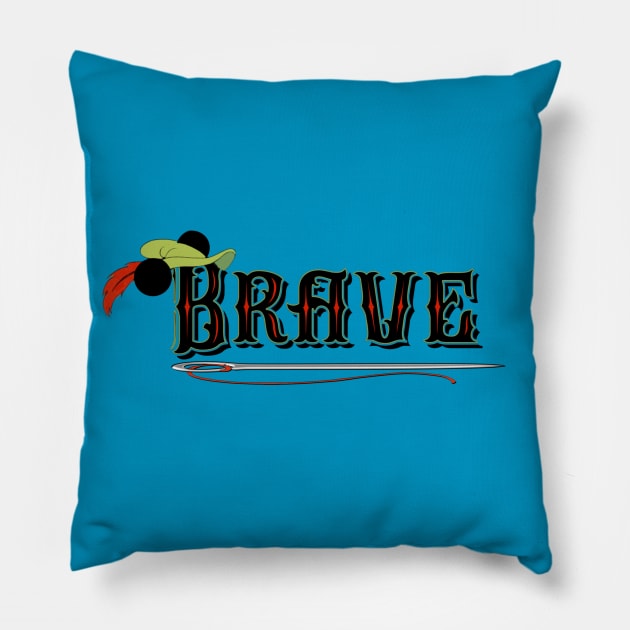Brave Pillow by EnchantedTikiTees