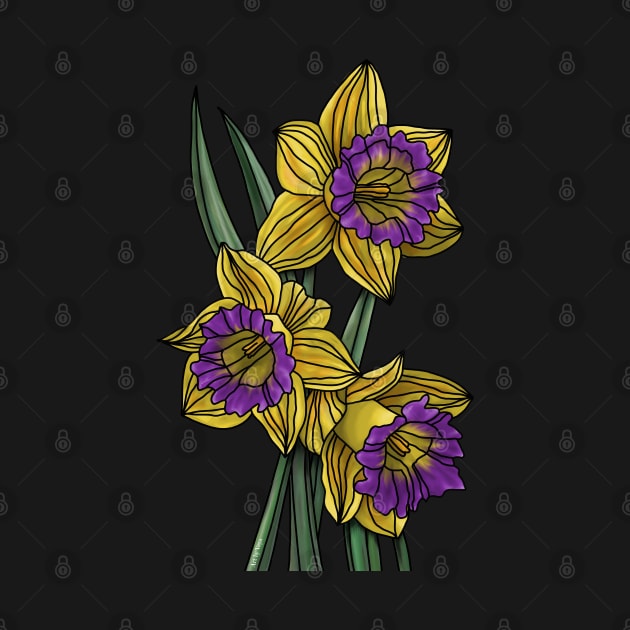 Intersex Daffodils by Art by Veya