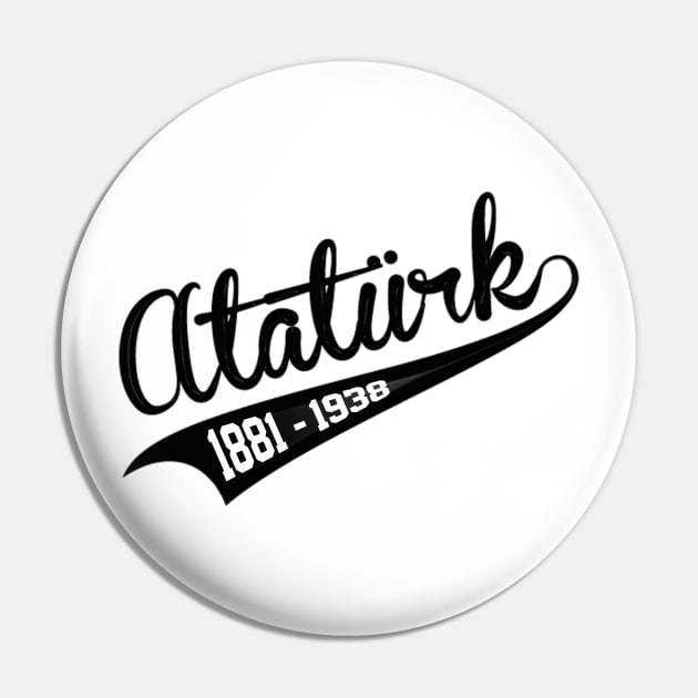 Mustafa Kemal Ataturk Pin by ESDesign