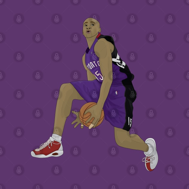 Vince Carter Digital Illustration by fmmgraphicdesign