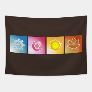 Four Seasons T-shirt Tapestry