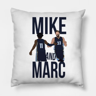 Mike Conely and Marc Gasol 'Mike x Marc' - Memphis Grizzlies Pillow