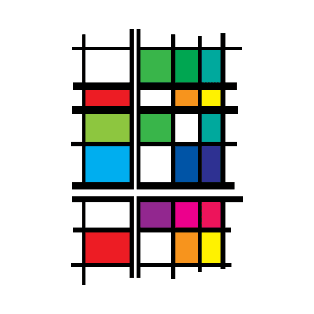 Colorful Squares by YellowMadCat