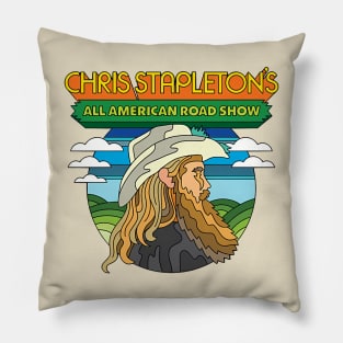 Chris folk_musician_5 Pillow