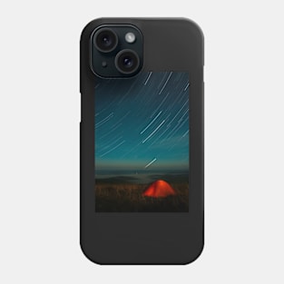 Tent under the stars Phone Case