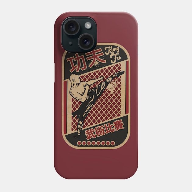 Kung Fu Vintage Tournament Phone Case by CTShirts