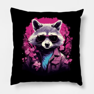 Cottagecore Kawaii Anime Raccoon Men Women Funny Raccoon Pillow