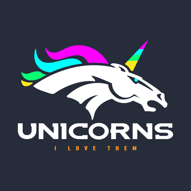 I Love Unicorns by CoDDesigns