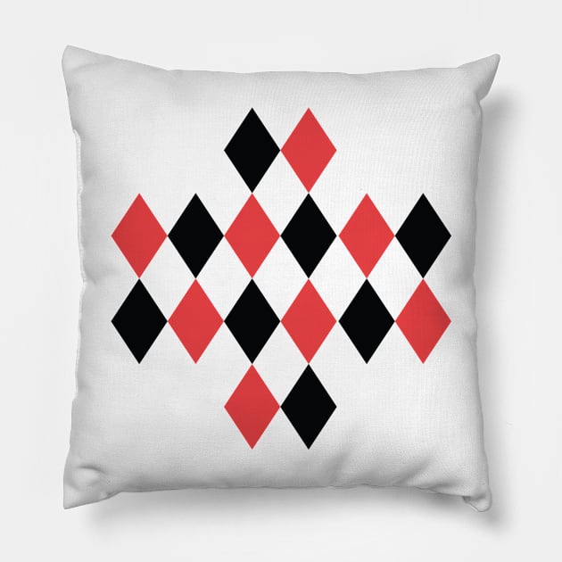 Rhombus style Joker Pillow by RITUAL