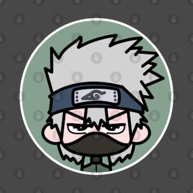 Kakashi Hatake Naruto Chibi Anime Art by louisewearingtee