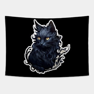 Black cat Tapestry