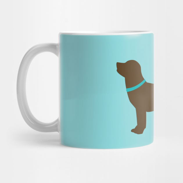 chocolate labrador mug