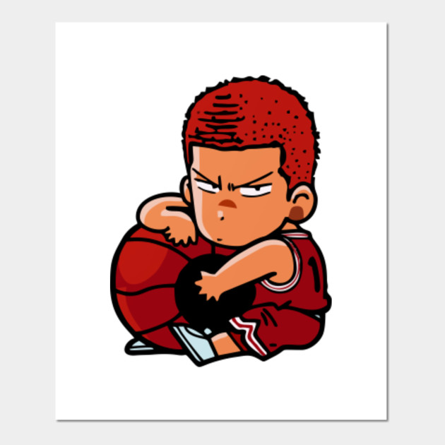 Hanamichi Sakuragi Hanamichi Sakuragi Affiche Et Impression D Art Teepublic Fr
