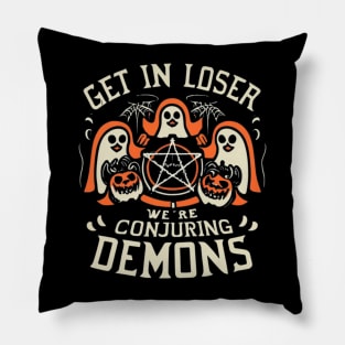 Get in Loser Retro Vintage Pillow