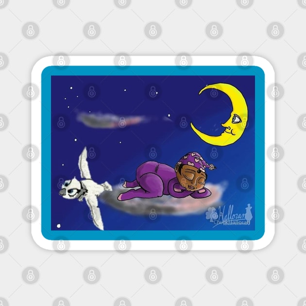 Sweet Dreams Magnet by Halloran Illustrations