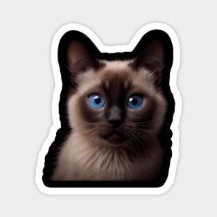 Siamese Cat - A Sweet Gift Idea For All Cat Lovers And Cat Moms Magnet