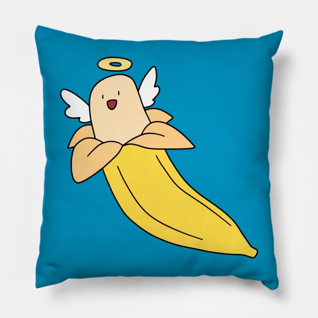 Angel Banana Pillow by saradaboru