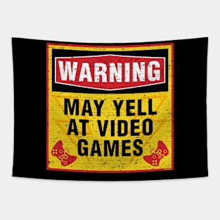 Warning May Yell at Video Games [Rx-Tp] Tapestry