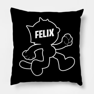 FELIX THE CAT - Line Silhouette Pillow